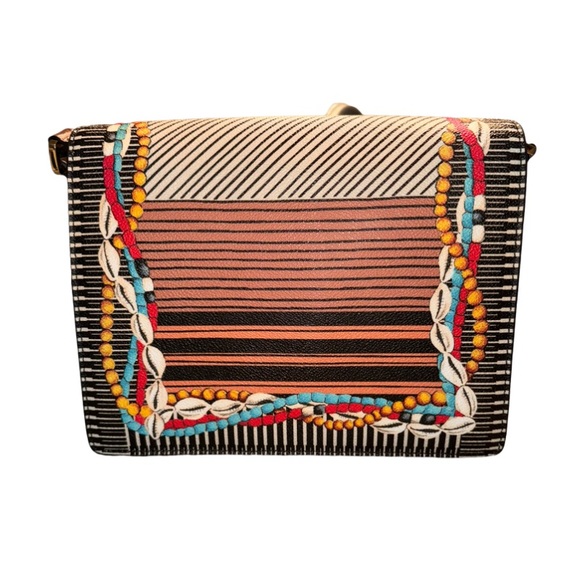 Etro Borosa Tracolla Rainbow PVC Shoulder/ Crossbody Bag - Picture 4 of 10